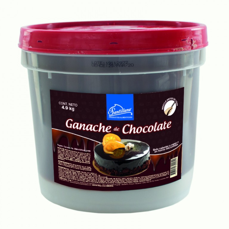 Ganache Ya Listo Blanco 4,9 kg