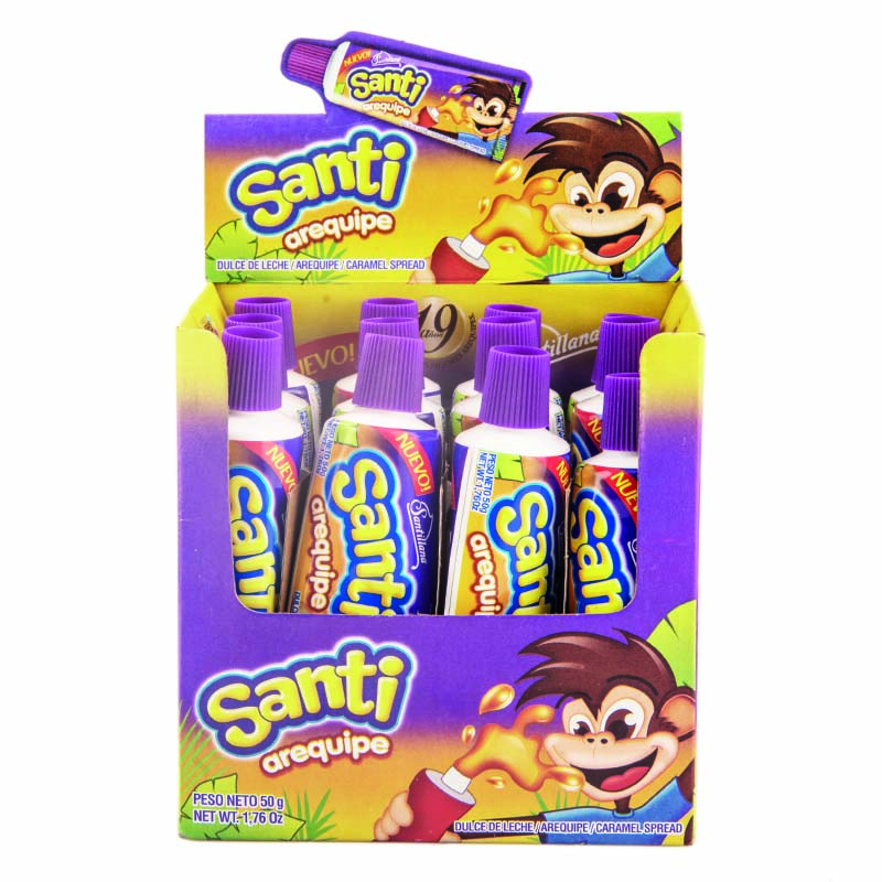 Arequipe Display 12 Tubitos x 50g
