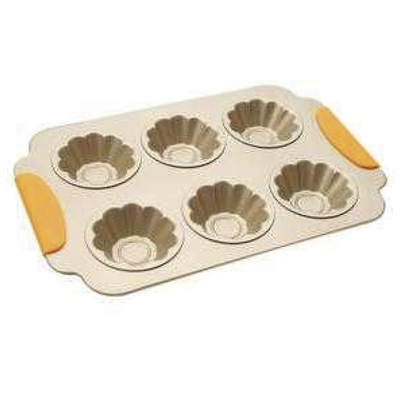 Bandeja antiaderente, Flor Girasol 6 P