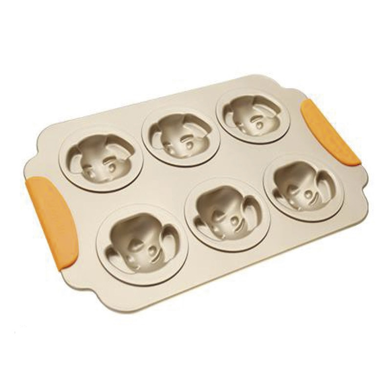 Bandeja antiaderente, Perritos 6 P