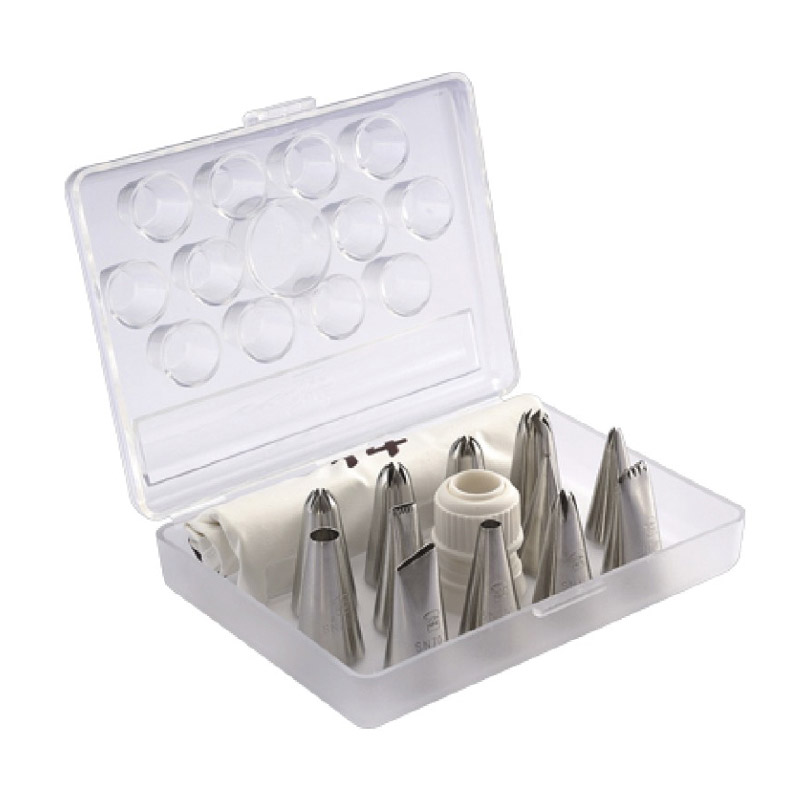 Boquillas aceroinoxidable Set  12 pcs