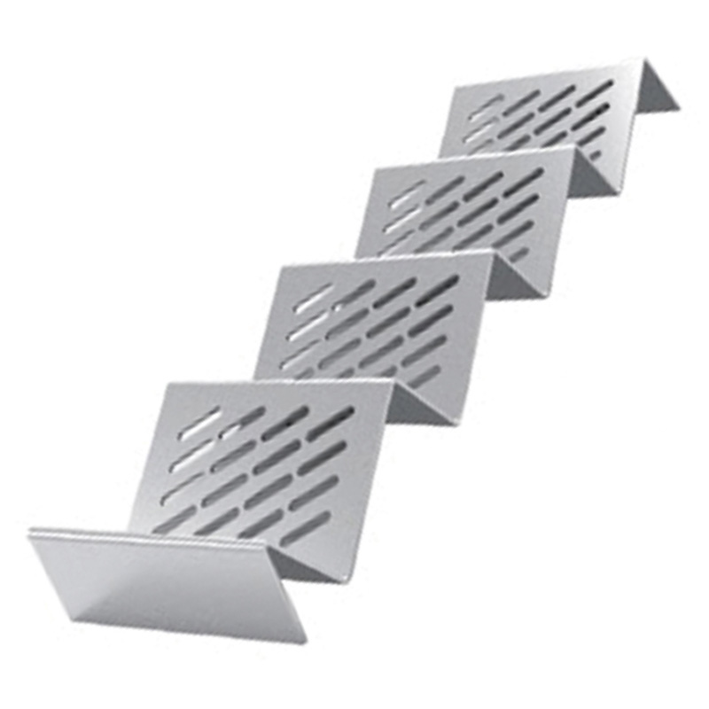 Display en zigzag anodizado