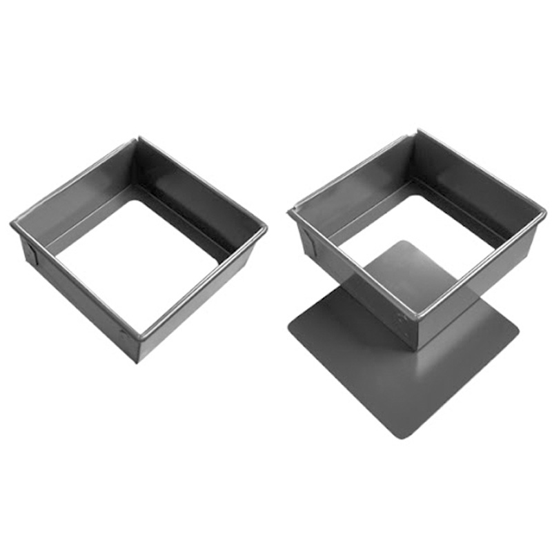 Molde rectangular para torta 10 Pulg fondo removible