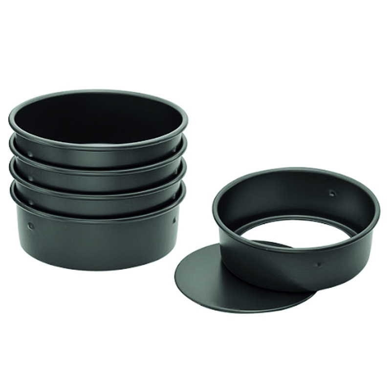 MOLDE REDONDO PARA TORTA, ANONIZADO, FONDO REMOVIBLE 6