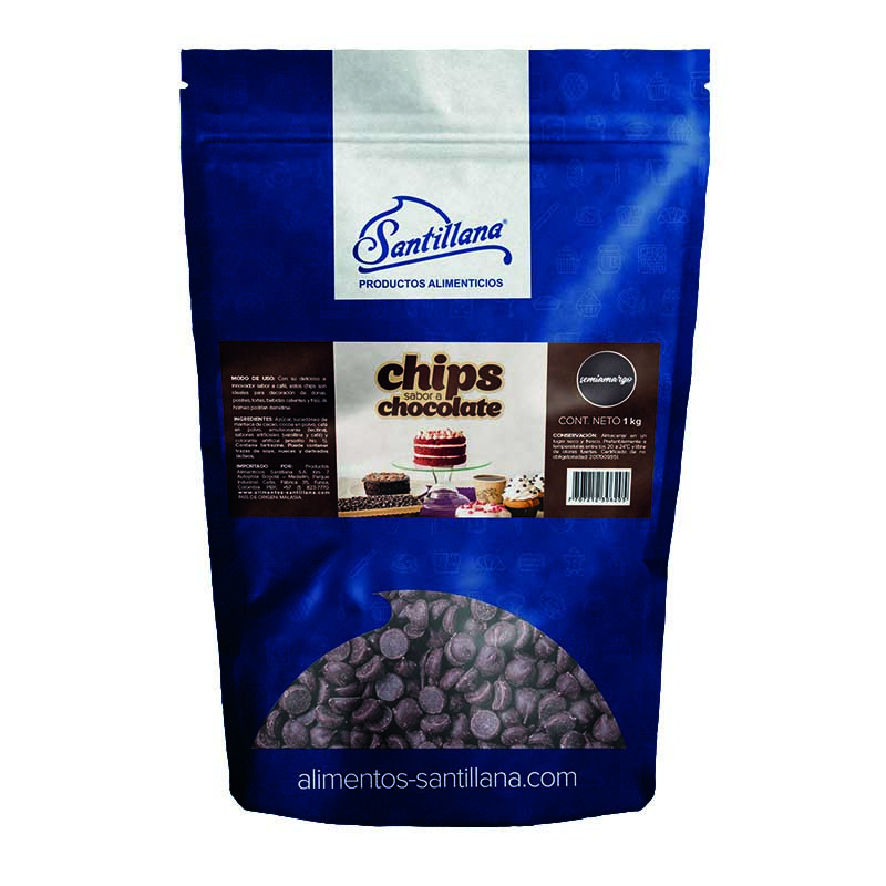 Chips de Semi-amargo 1kg