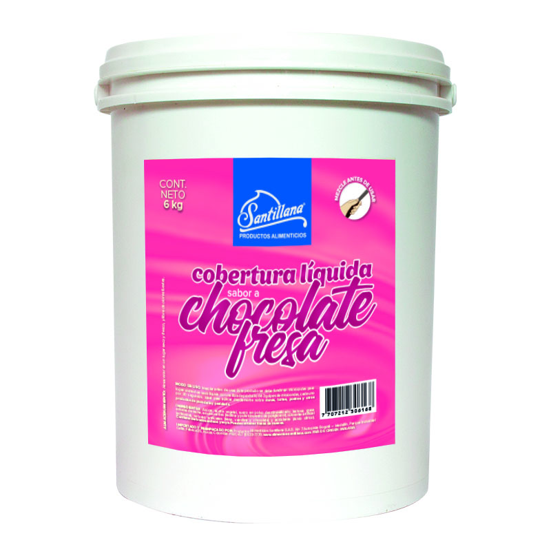 Cobertura Liquida Fresa 6kg