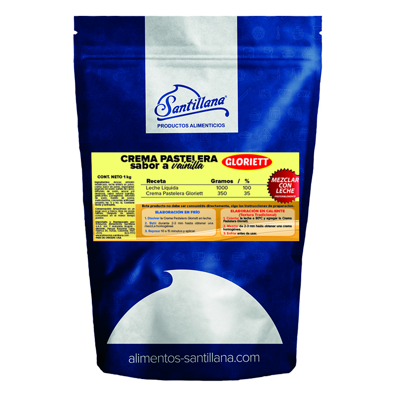 Crema pastelera Gloriet 1kg