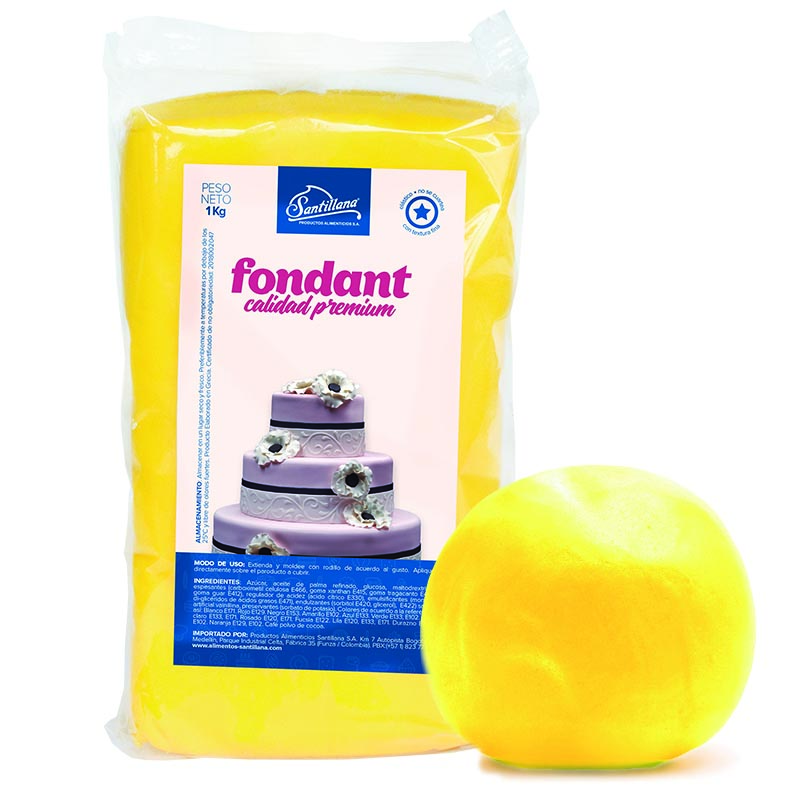 Fondant Amarillo 1kg