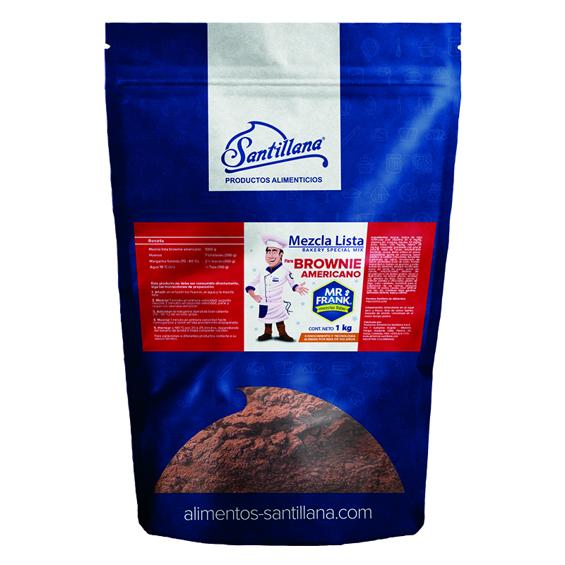 Premezcla Mr. Frank Brownie Americano 1kg