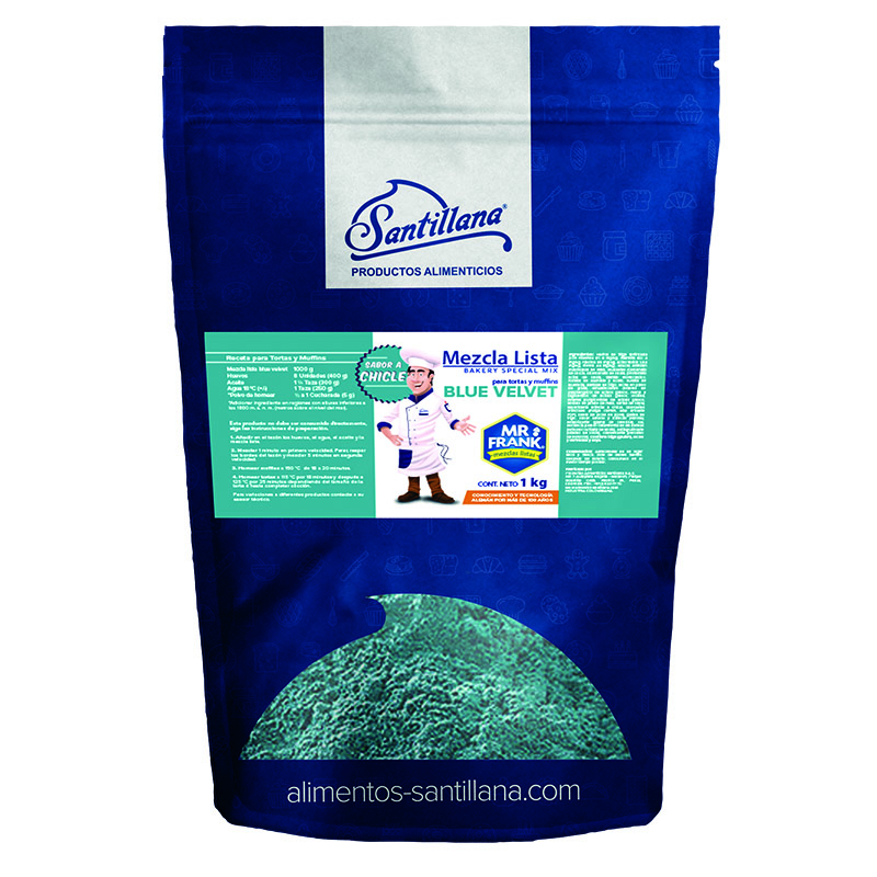 Premezcla Mr. Frank Blue Velvet 1kg