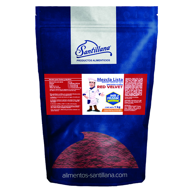 Premezcla Mr. Frank Red Velvet 1kg