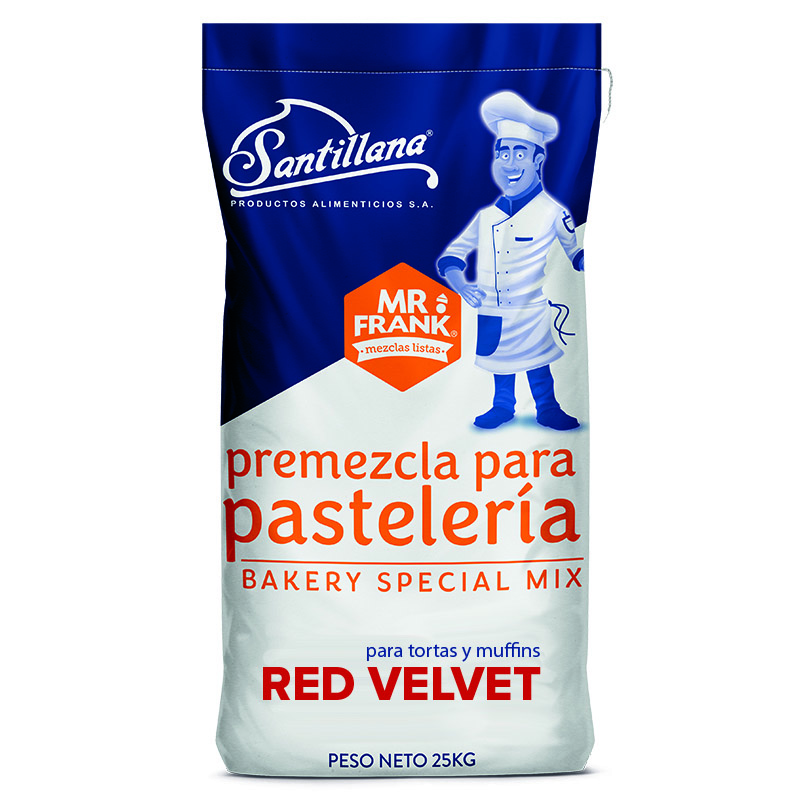Premezcla Mr. Frank Red Velvet 25kg