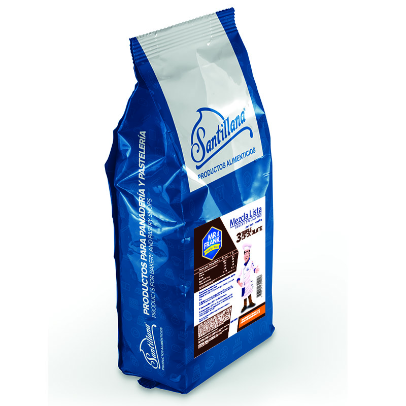 Premezcla Mr. Frank Triple Chocolate 2kg