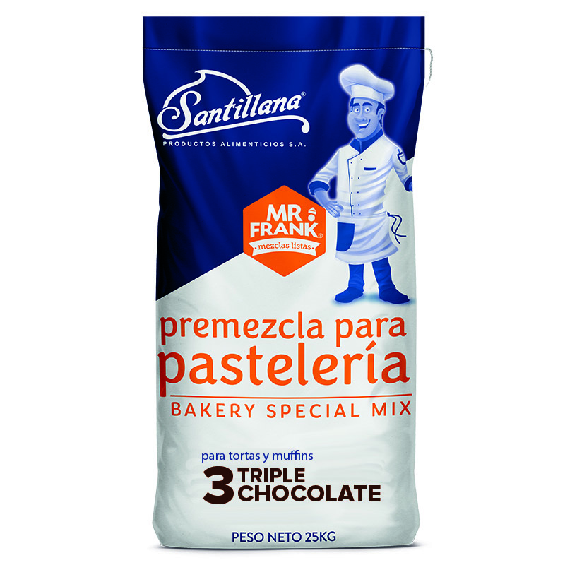 Premezcla Mr. Frank Triple Chocolate 25kg