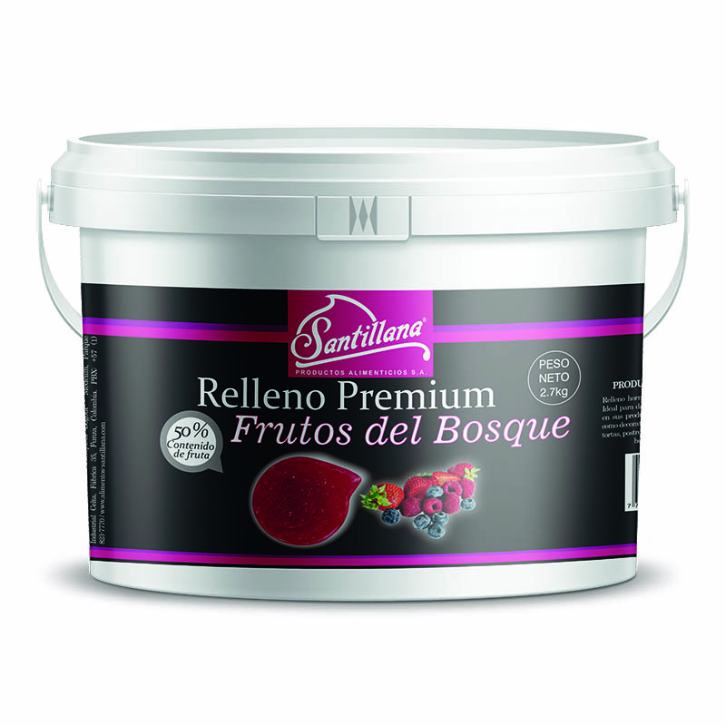 Relleno Premium Frutos del Bosque 2,7kg