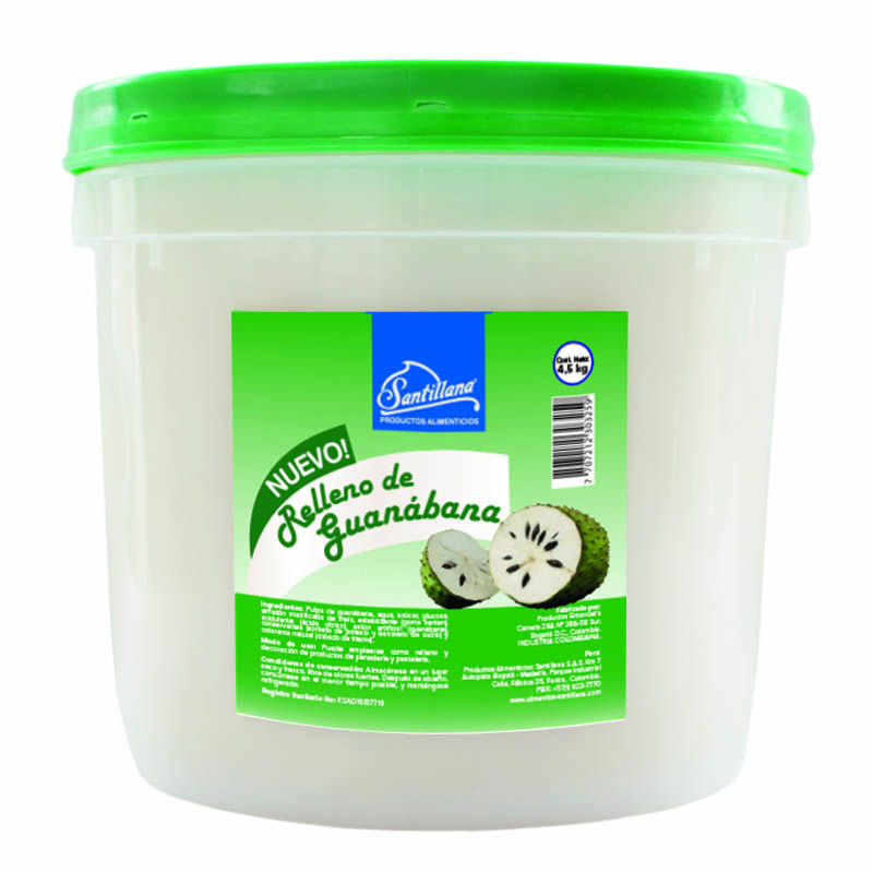 Relleno de Guanabana 4,5 kg