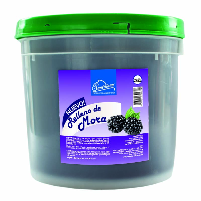 Relleno de Mora 4,5kg