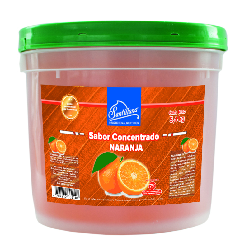 Sabor Concentrado Naranja 5,4kg