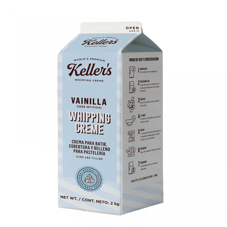 Crema Keller´s Vainilla 2 LT